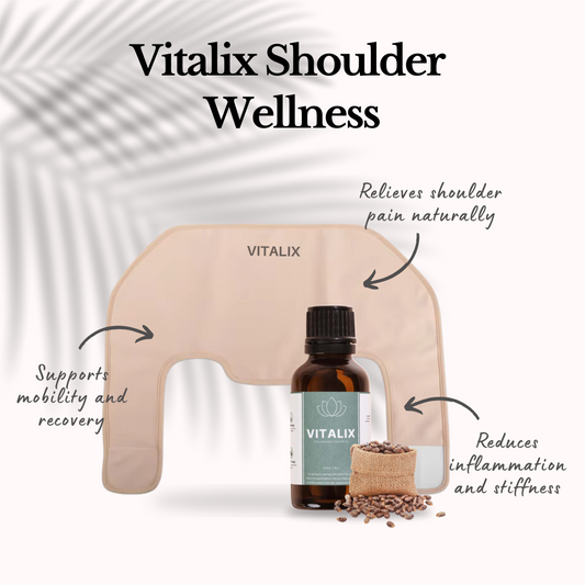 Vitalix Shoulder Wellness Pack (Wraps + Castor Oil)