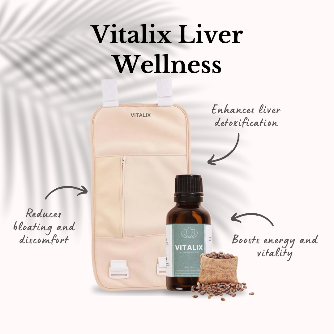 Vitalix Liver Wellness Bundle (Wrap + Castor Oil)