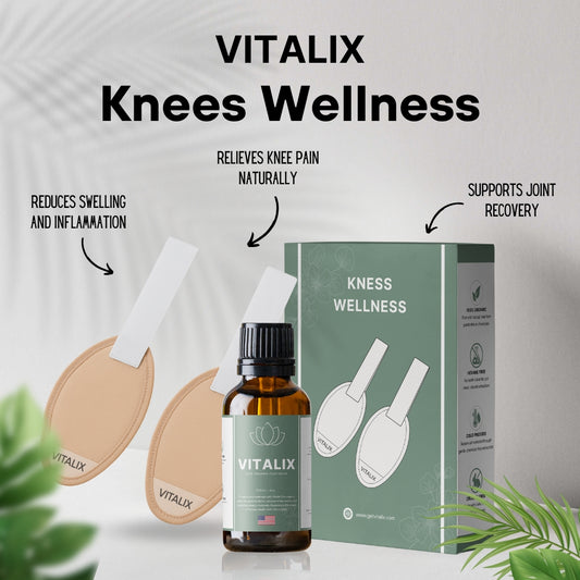 Vitalix Knees Wellness Pack (Wraps + Castor Oil)
