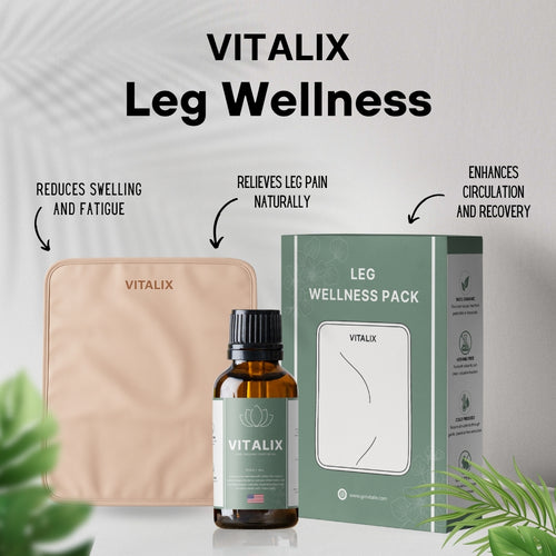 Vitalix Legs Wellness Pack (Wraps + Castor Oil)