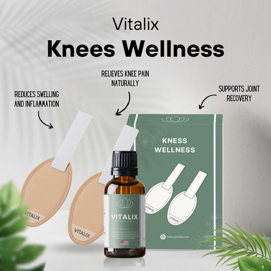 Vitalix Knees Wellness Pack (Wraps + Castor Oil)